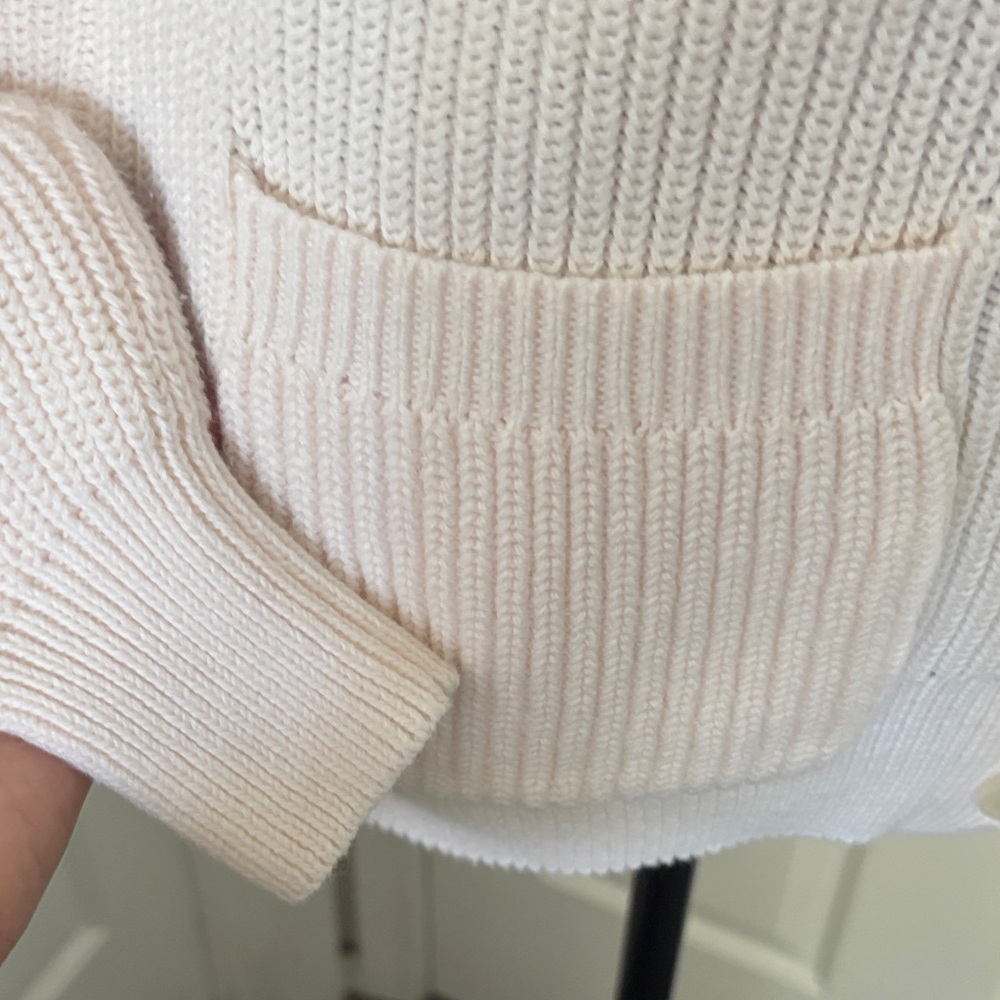 Loft Girlfriend Cream Cardigan Sweater - Picture 4 of 12